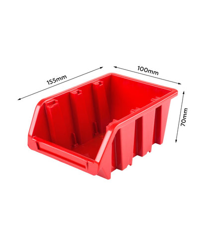 100 stacking containers NP6 red 