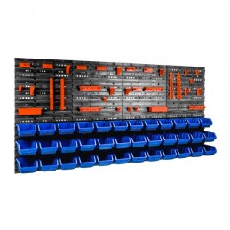 Tool wall 160 x 80 cm + 36 storage bins 