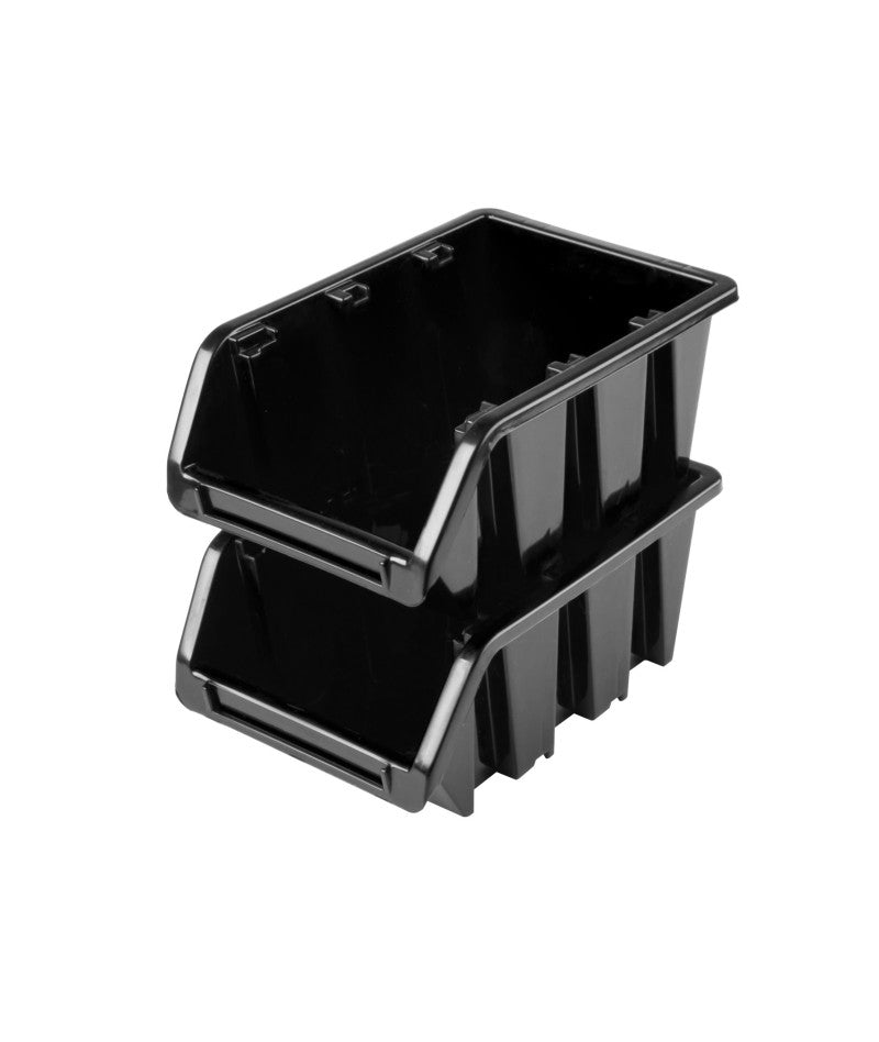 100 stacking containers NP4 black 