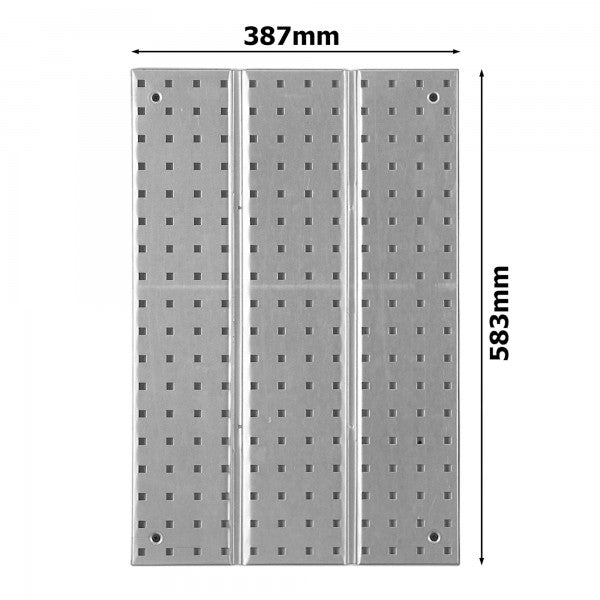 Metalen gereedschapsbord 387 x 583 mm + hangers