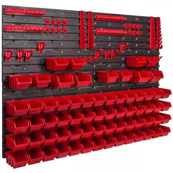 Gereedschapswand 1152 x 780 met 68 bakjes