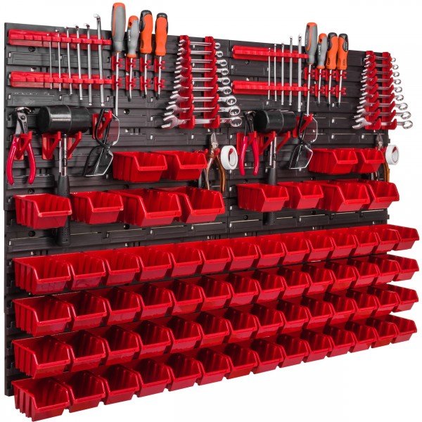 Tool wall 1152 x 780 with 68 trays