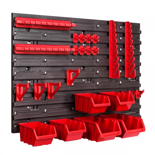 Tool wall 58x39 cm with 6 stacking trays